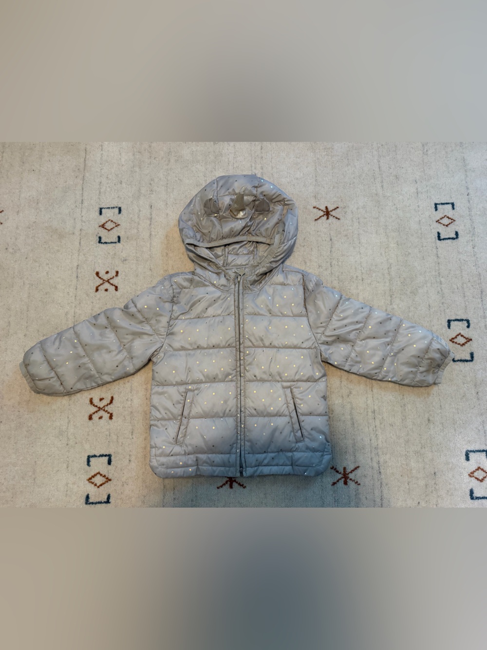 Gap Girls Unicorn Light Puffer Jacket, Size 3